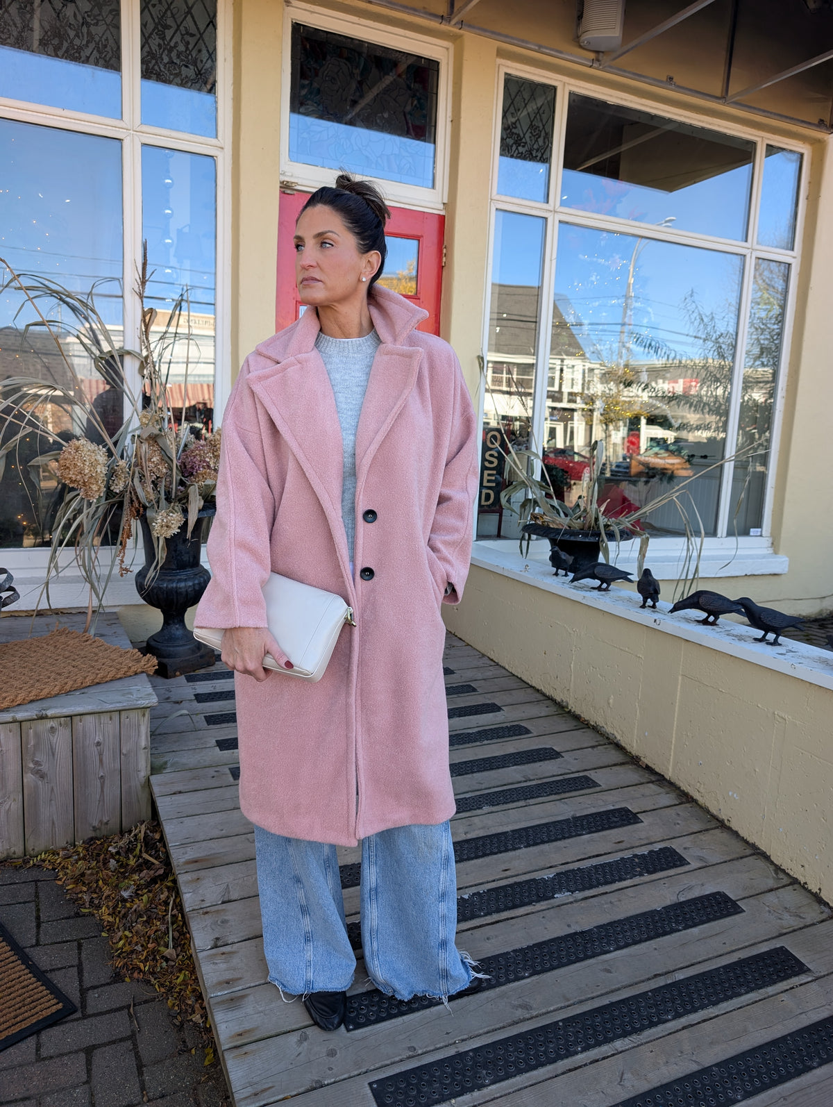 Rose Over Coat