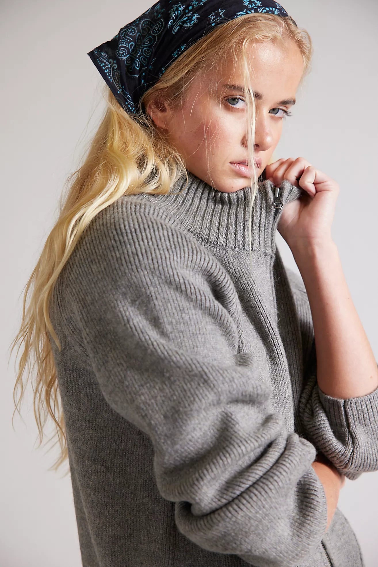 On It Half Zip Cardi