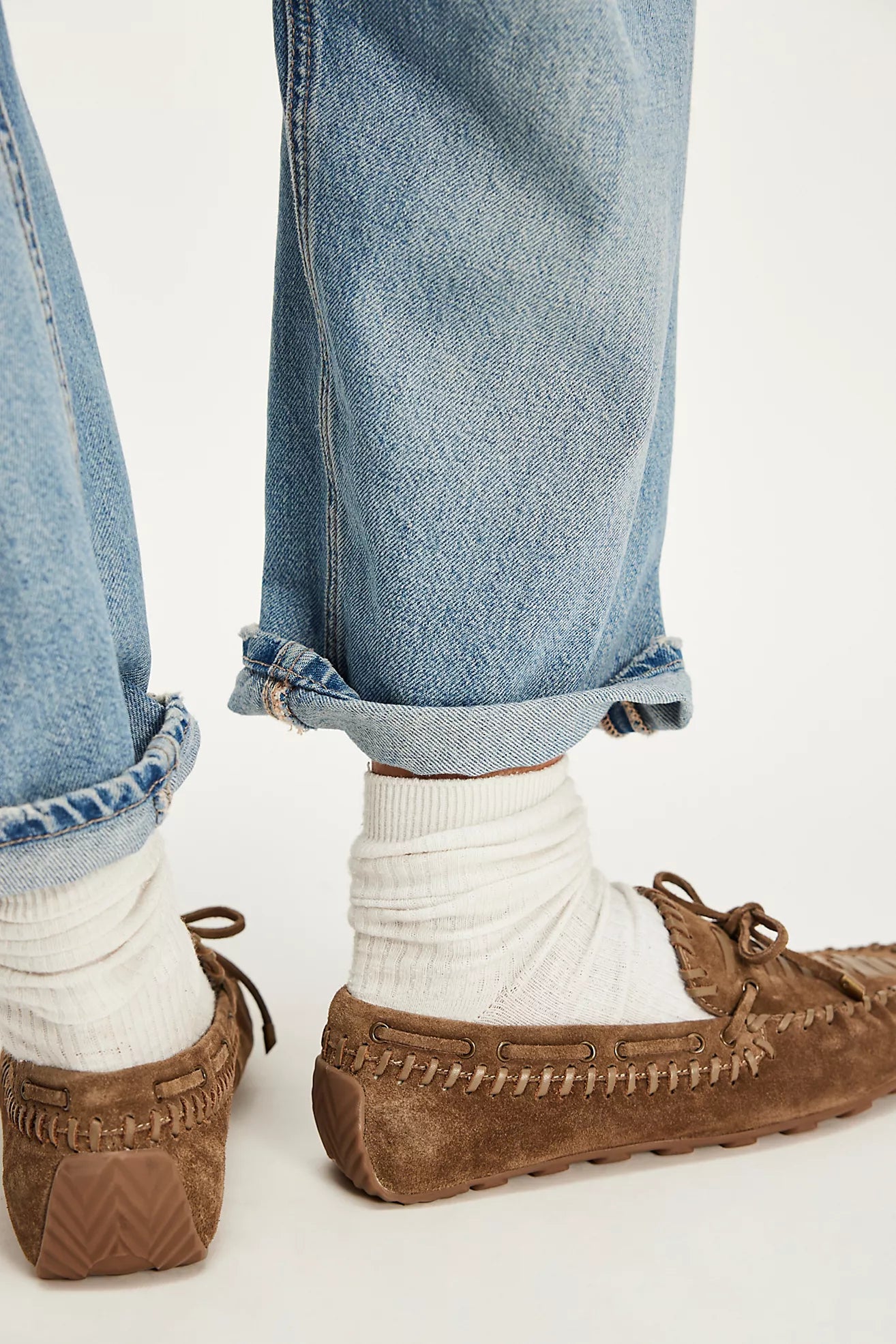 Misty Suede Moccasins