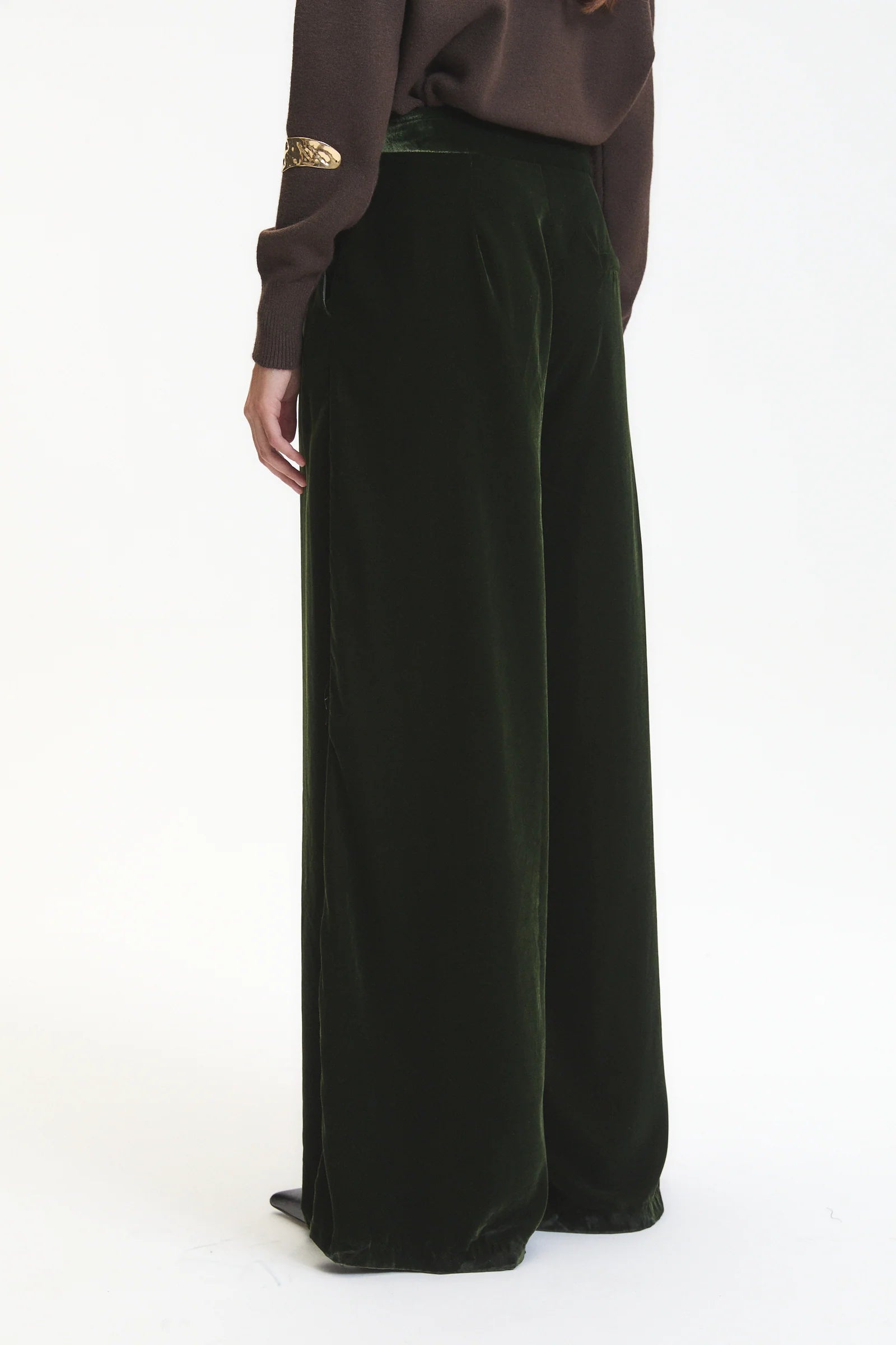 Daisy Velvet Wide Leg Pants
