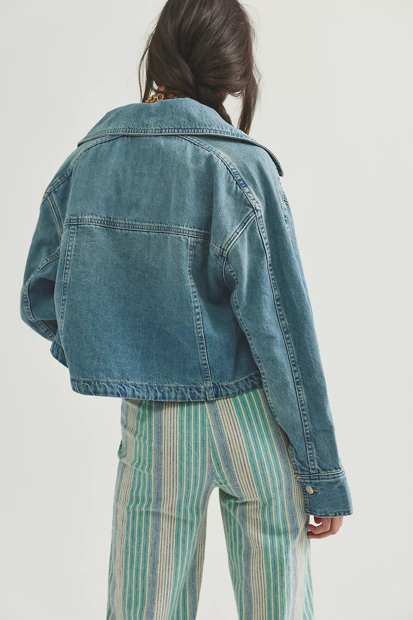 Side to Side Denim Jacket