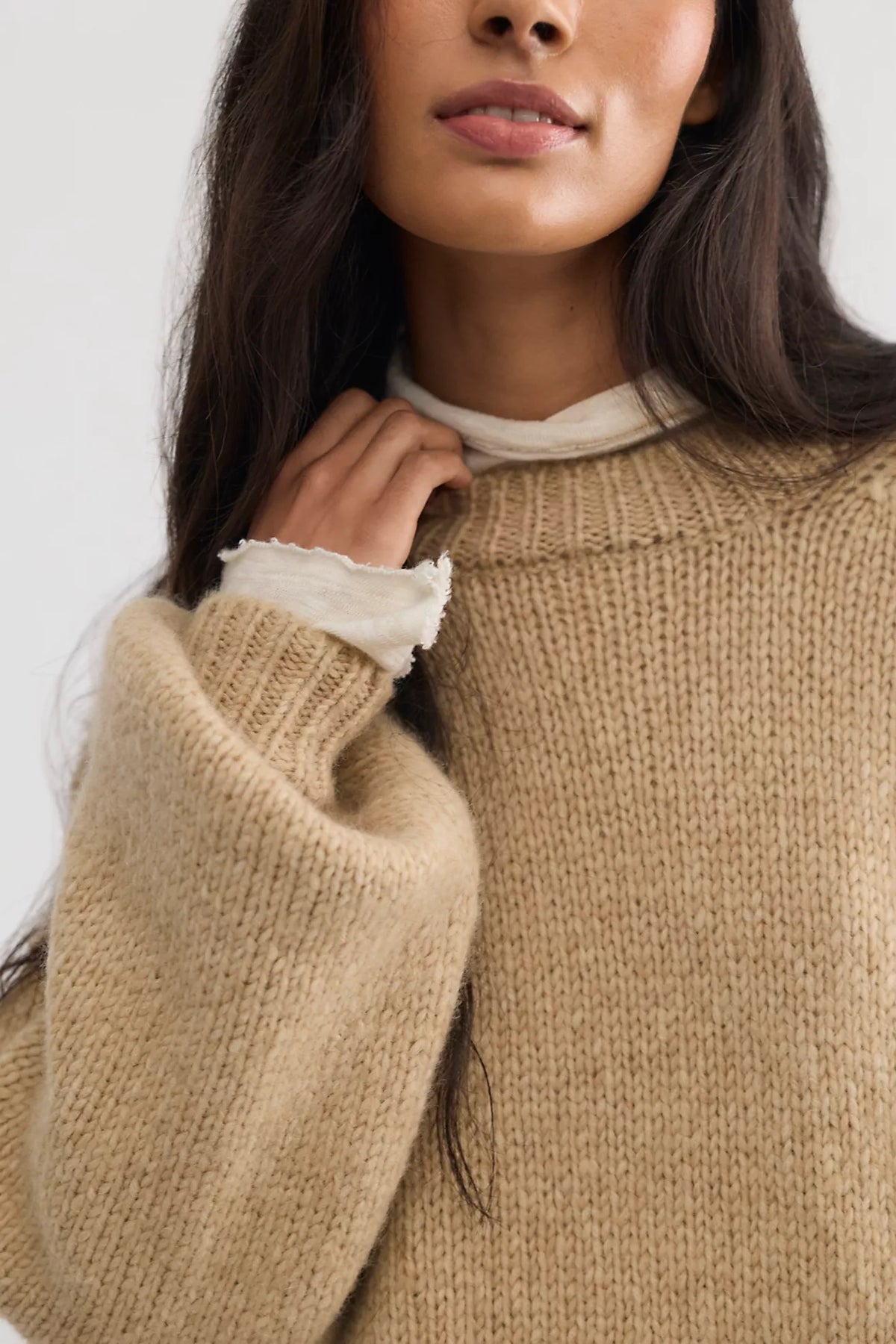 Sunday Morning Asymmetric Knit Sweater