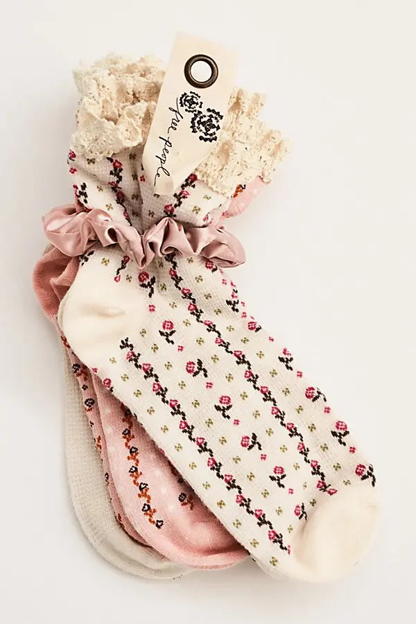 Ruffle Sock 3pk