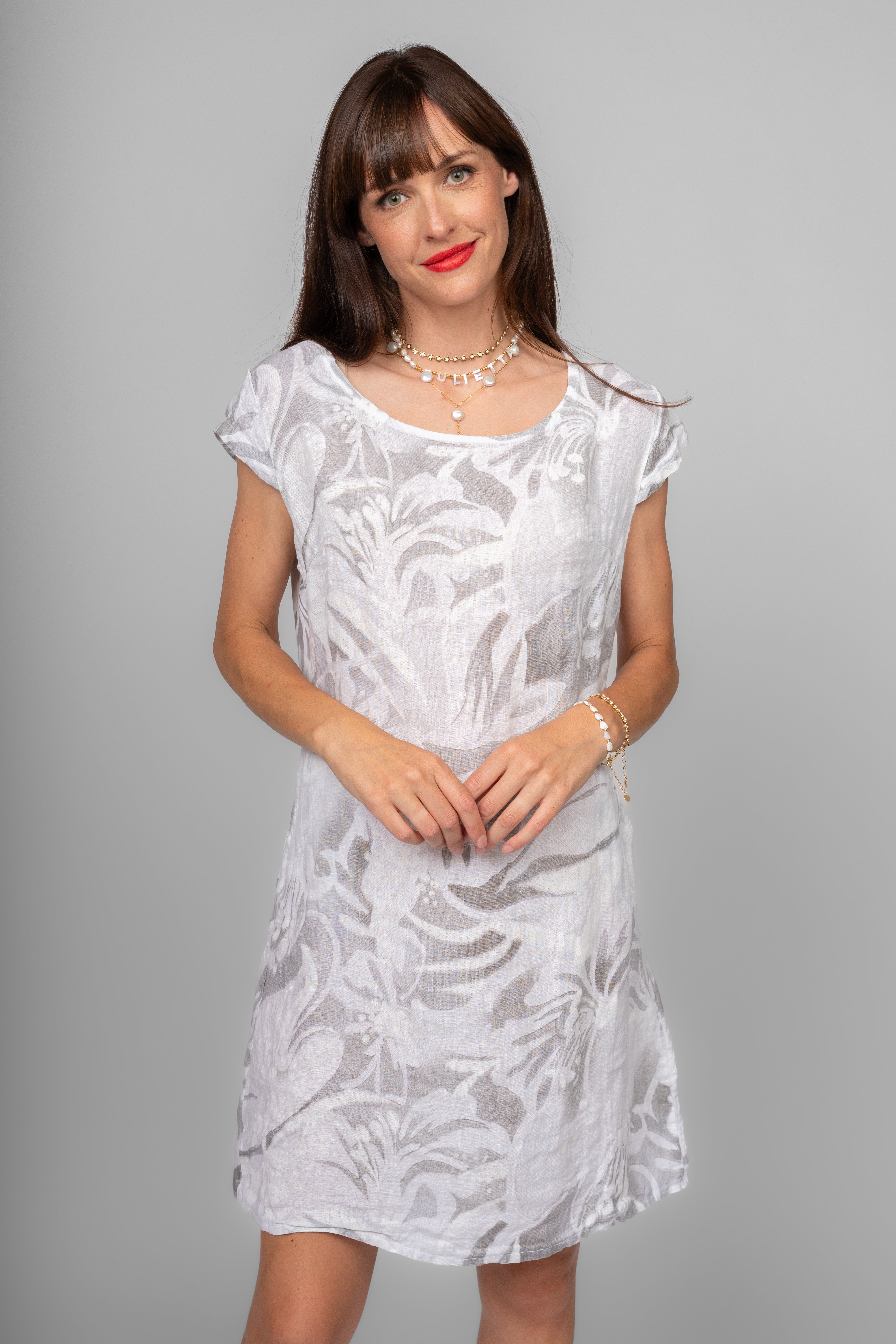 Linen Shift Dress