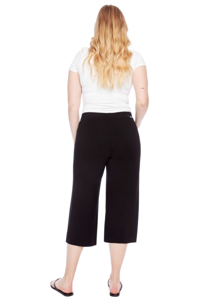 Marlena Light Ponte Crop Wide Leg