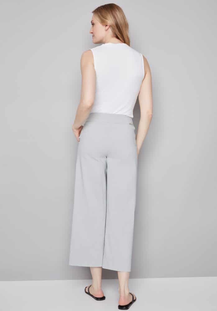 Elizabeth Techno Wide Leg Crop Pant