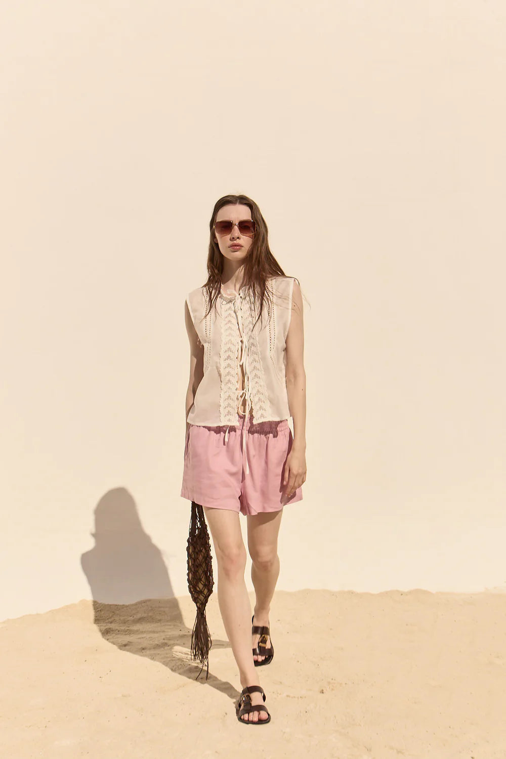 Rodas Lace Sleevless Blouse