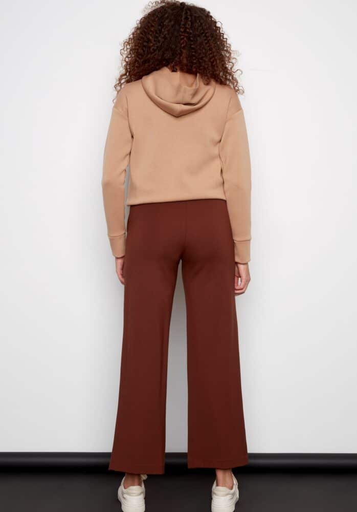 Roxanne Solid Ponte Wide Leg Pant