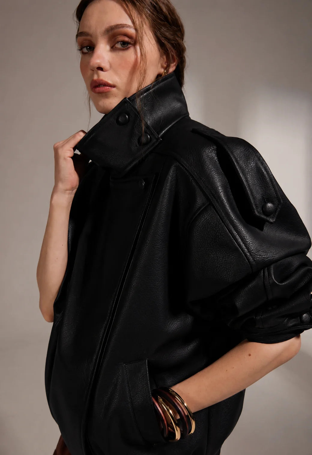 Misti Vegan Leather Jacket