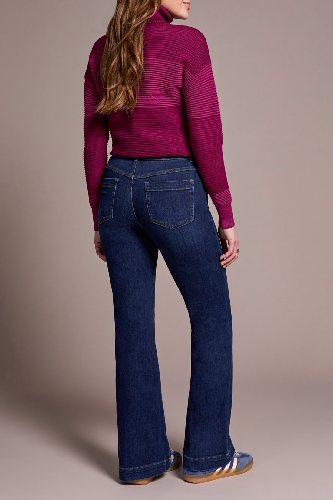 Audrey Pull On Flare Jeans