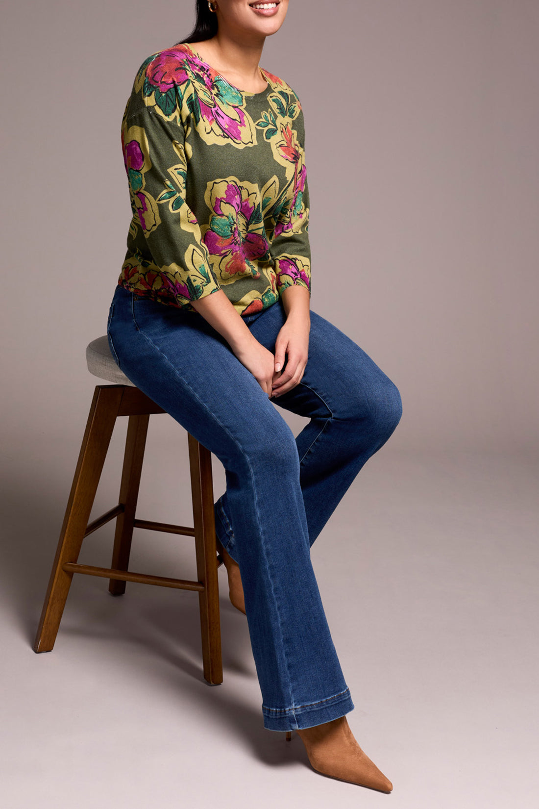 Audrey Pull On Flare Jeans