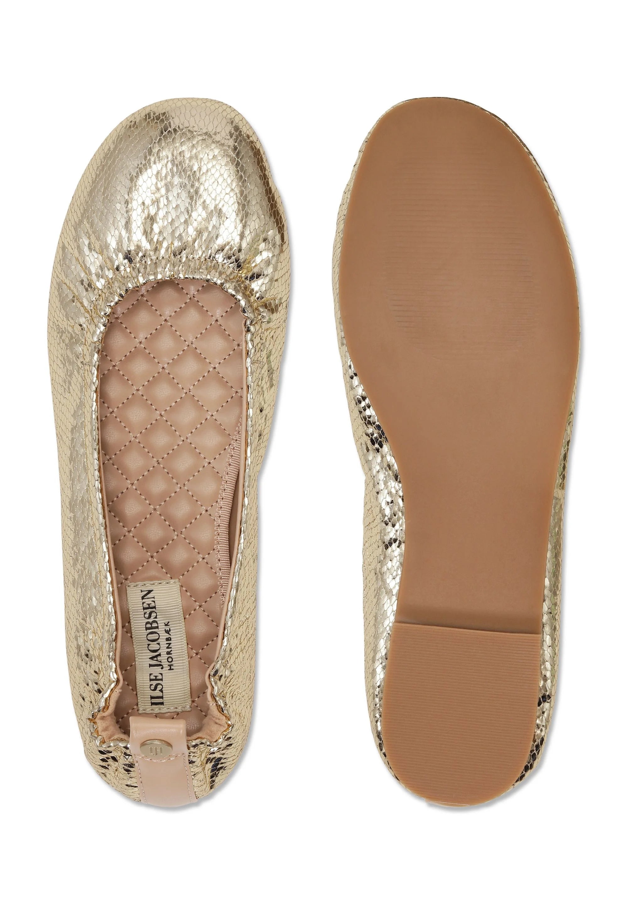 Ballerina Metallic Flats