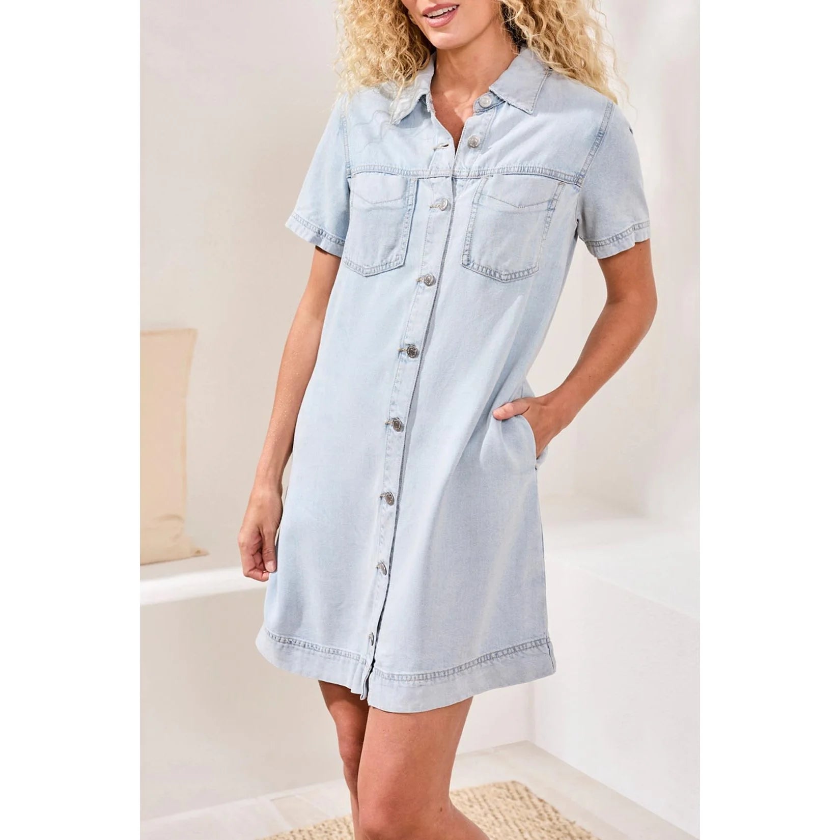 Denim Shirtdress