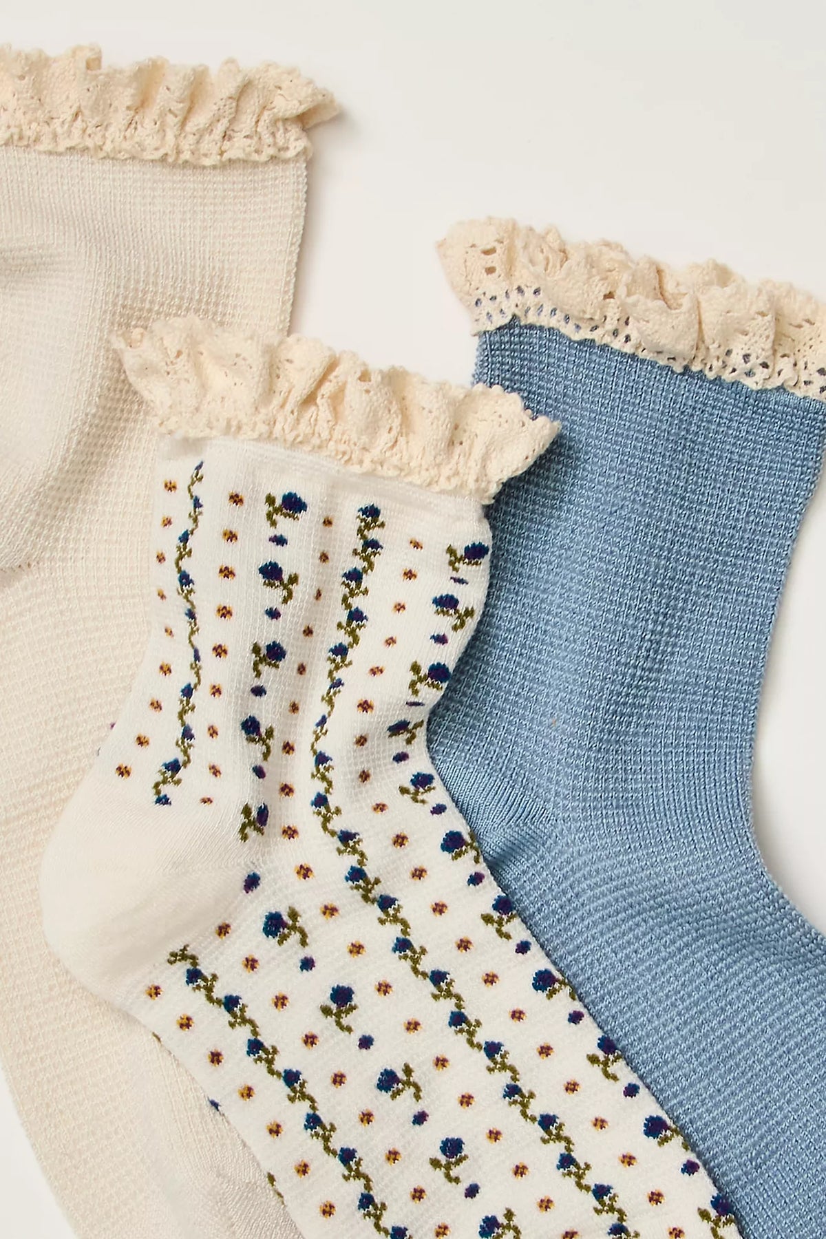 Free People Ruffle Sock 3pk