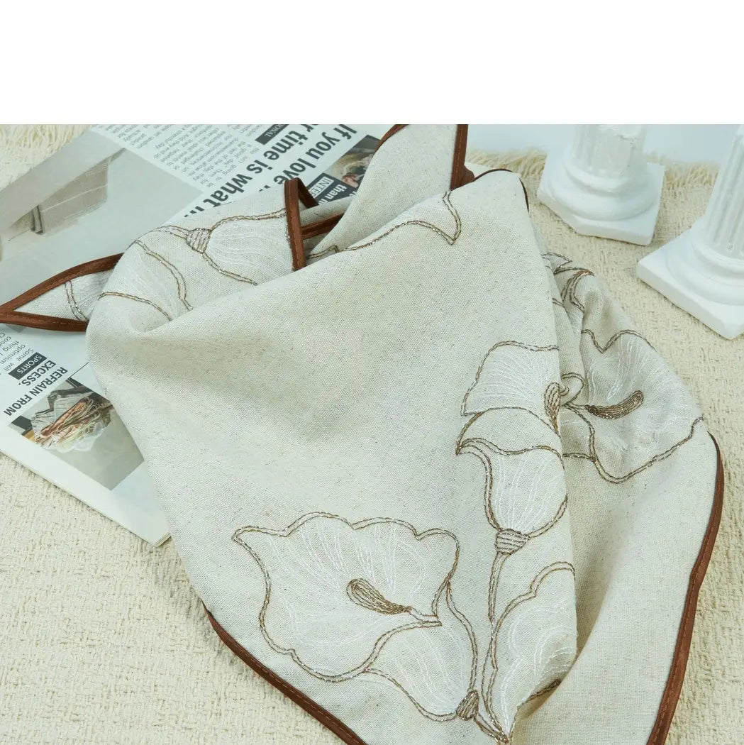 Retro Embroidered Scarves