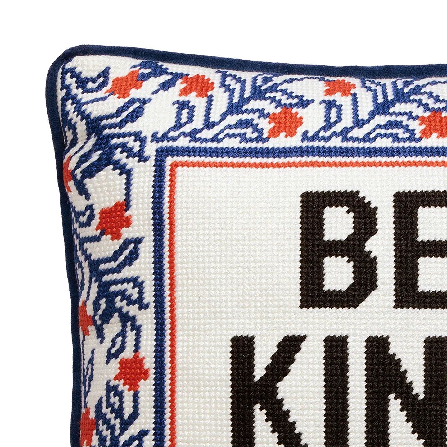 Be Kind Hooked Pillow