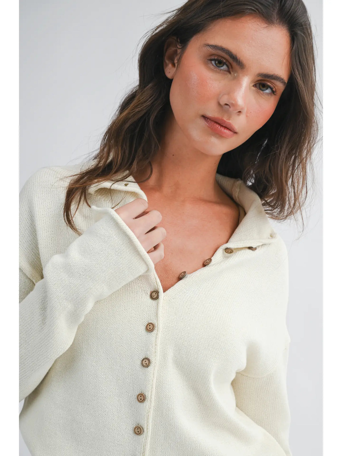 Joss Button Up Sweater