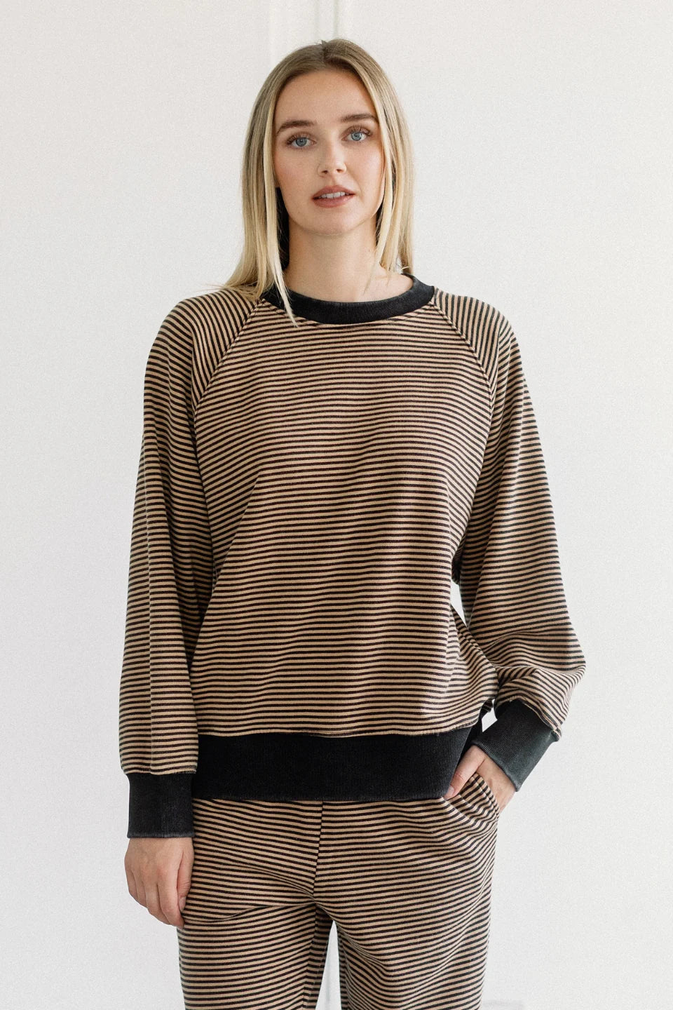 Mini Stripe Crew