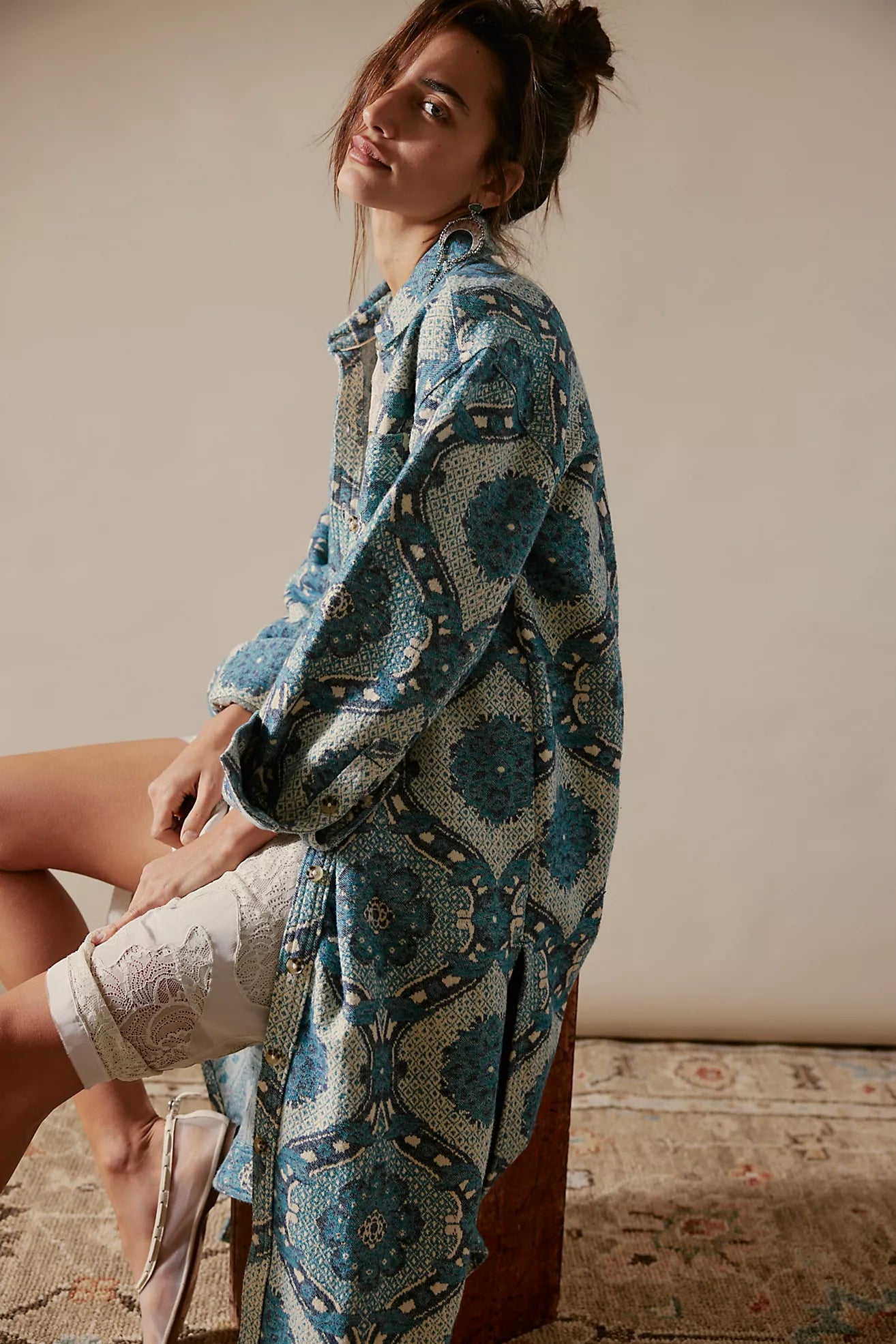 Brick Lane Jacquard Coat