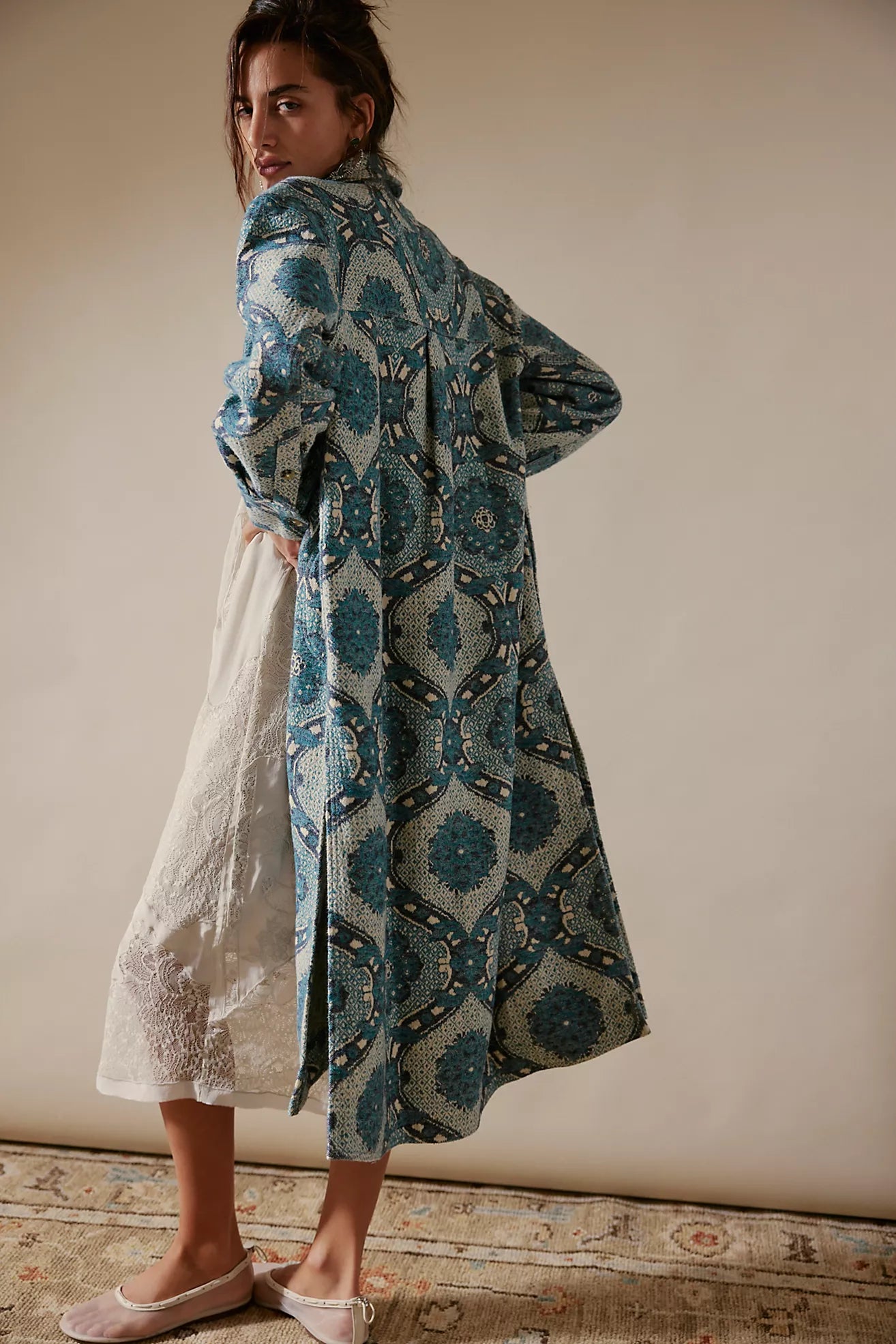 Brick Lane Jacquard Coat
