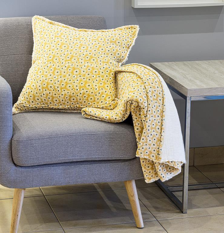 Yellow Daisy Throw