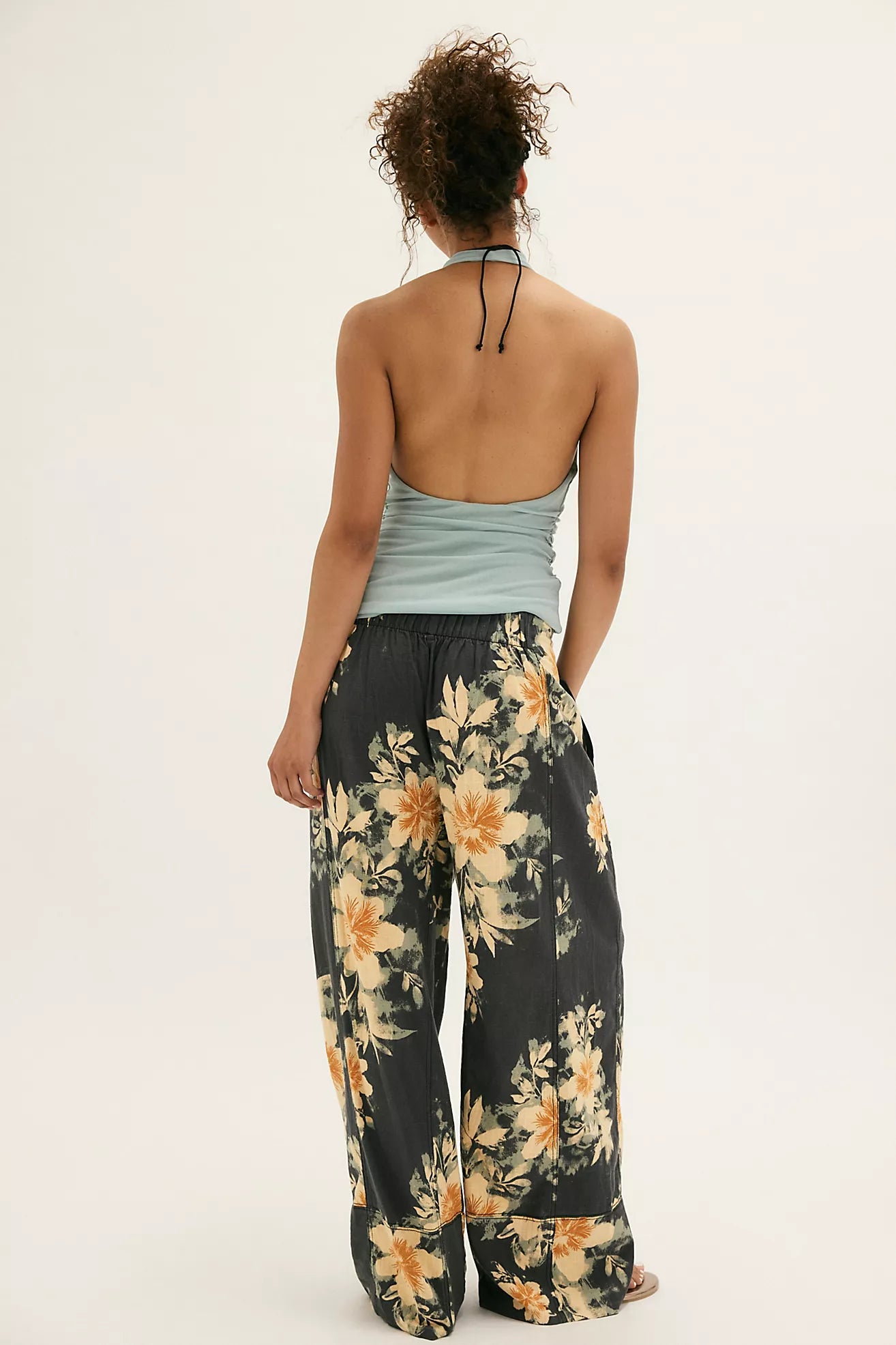 Days End Printed Linen Pant