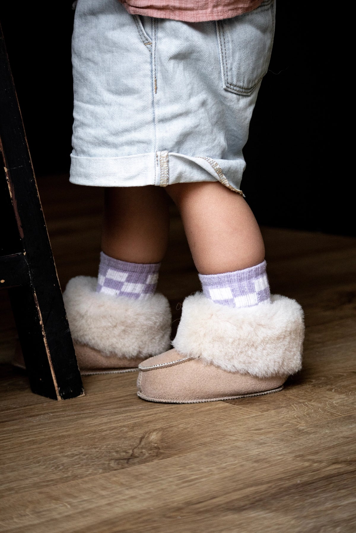 Baby Booties | Natural Sheepskin