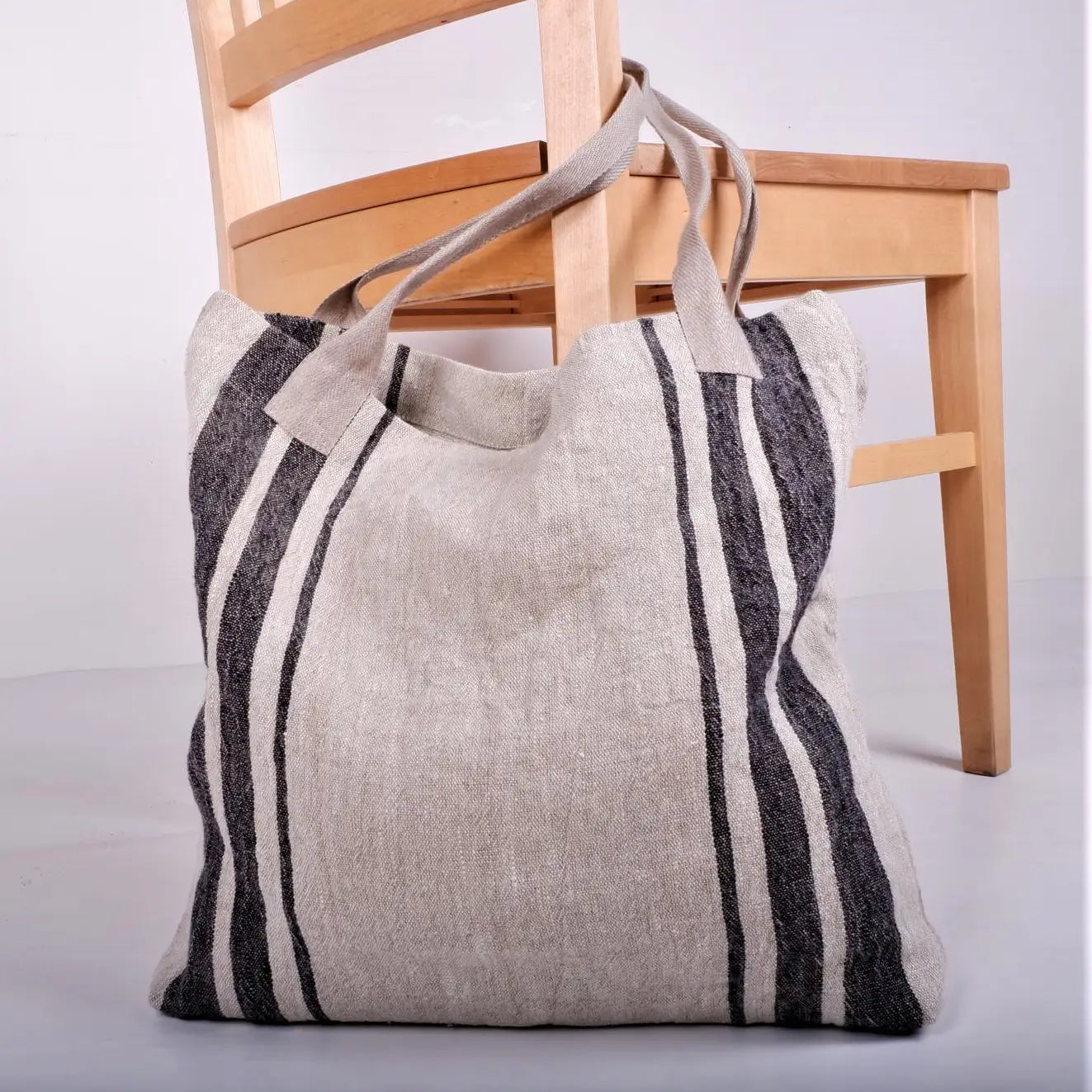 Linen Shopping Tote