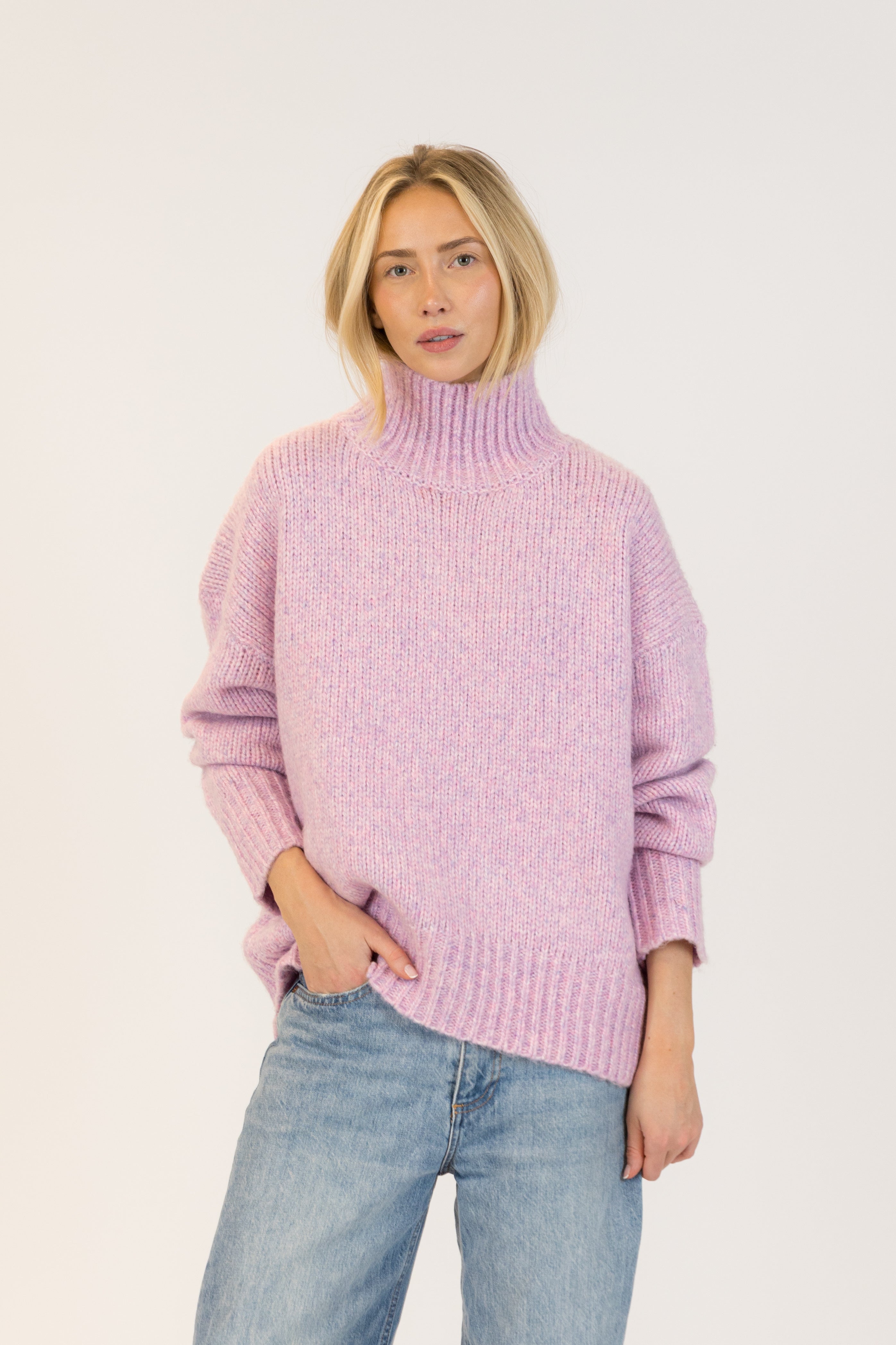 Aggie Mock Neck Sweater