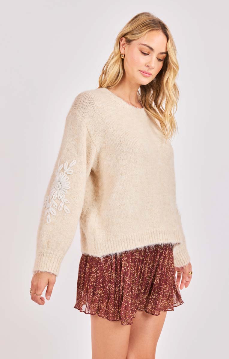 Tinsley Hand Embroidered Sweater