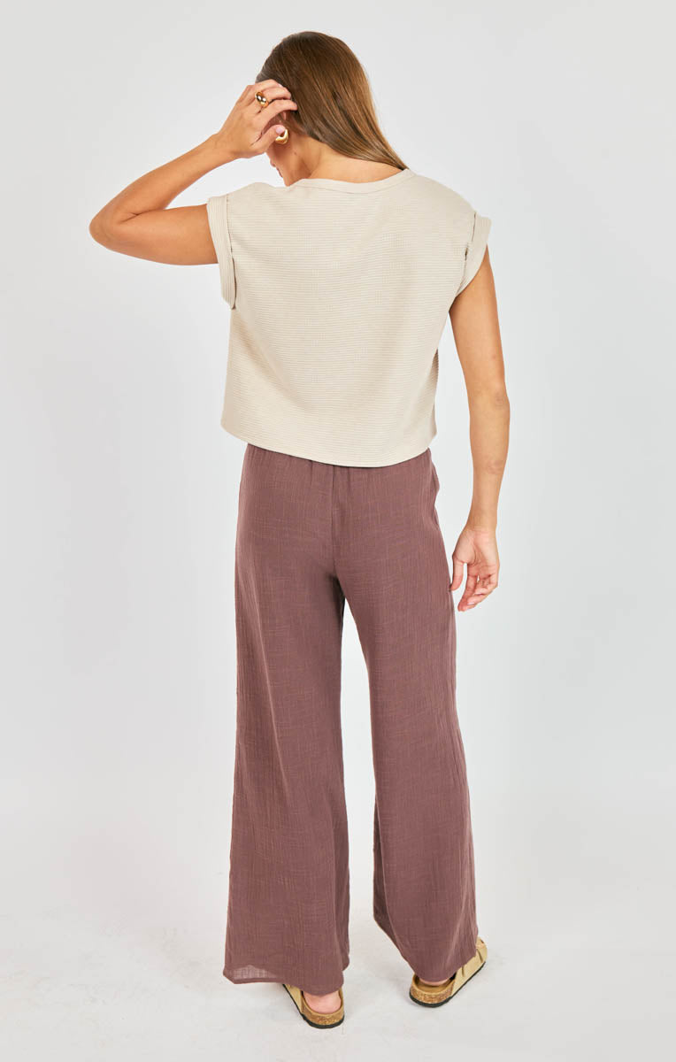 Locket Cuffed Sleeve Tee