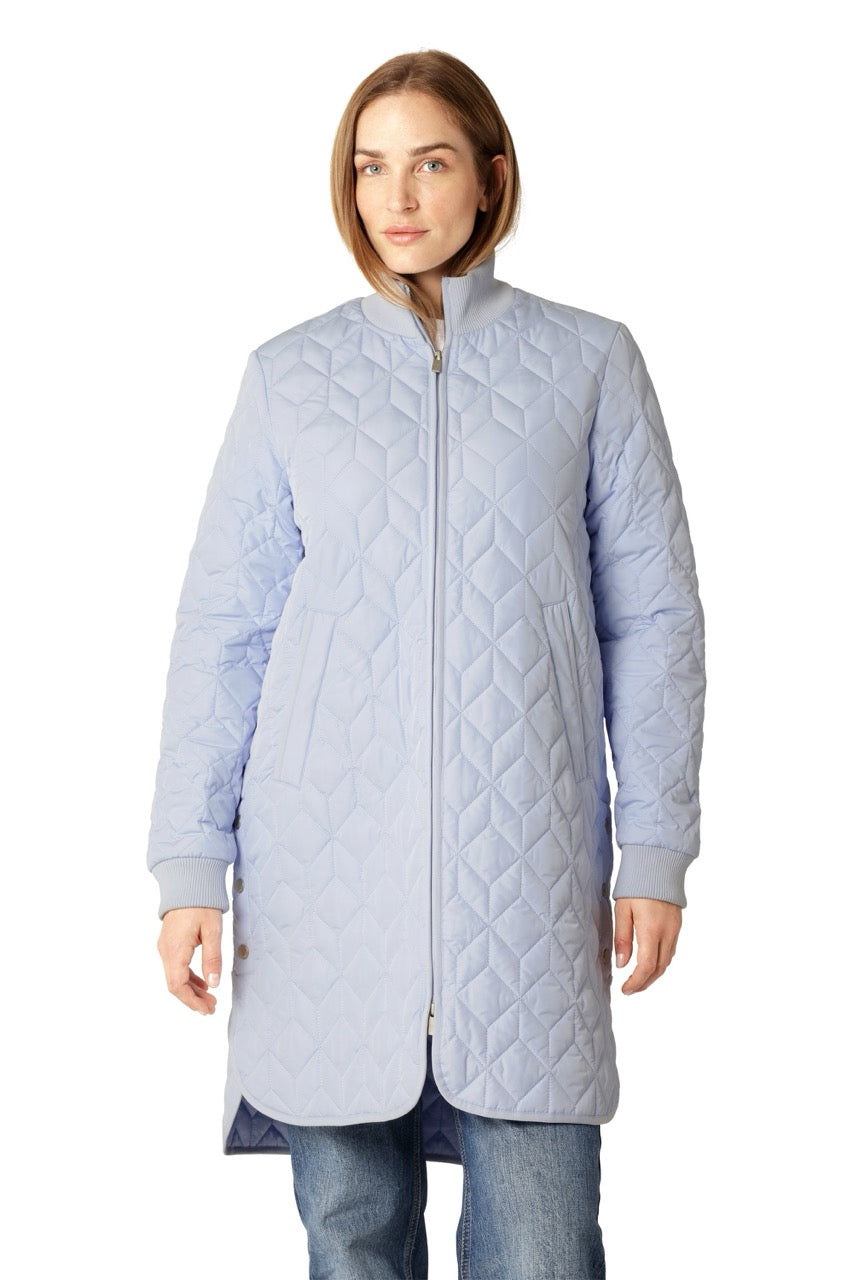 Ilse Jacobsen Long Quilted Coat ART06