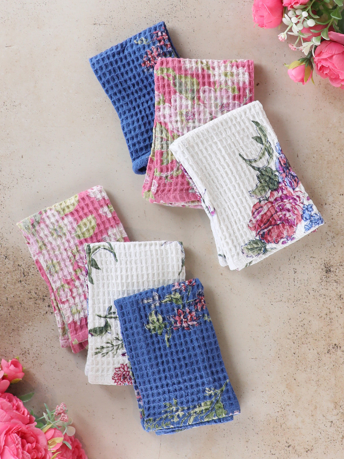 Russian Chintz 6 Tiny Towel Bundle