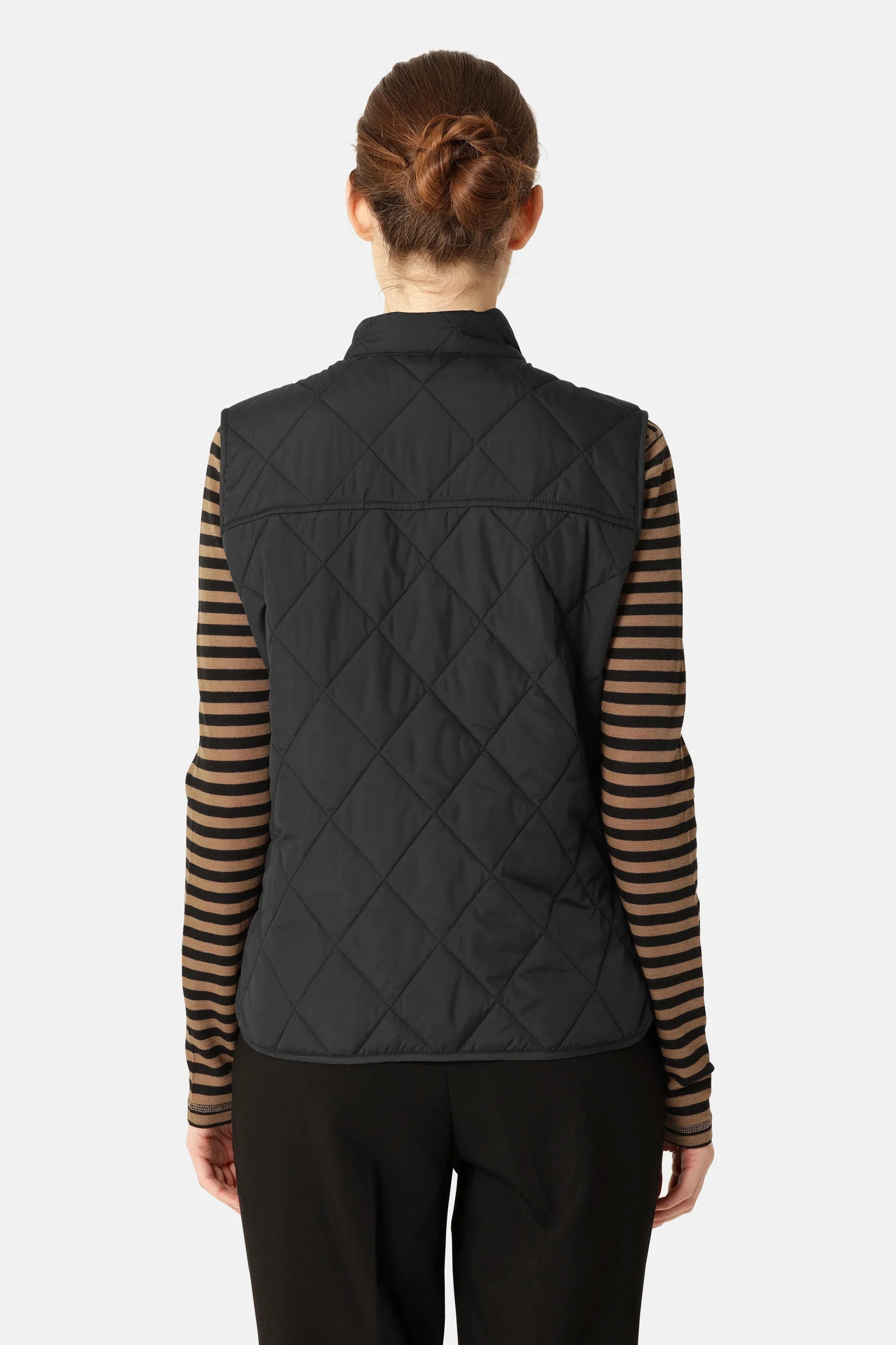 Quilted Short Vest-Beat01