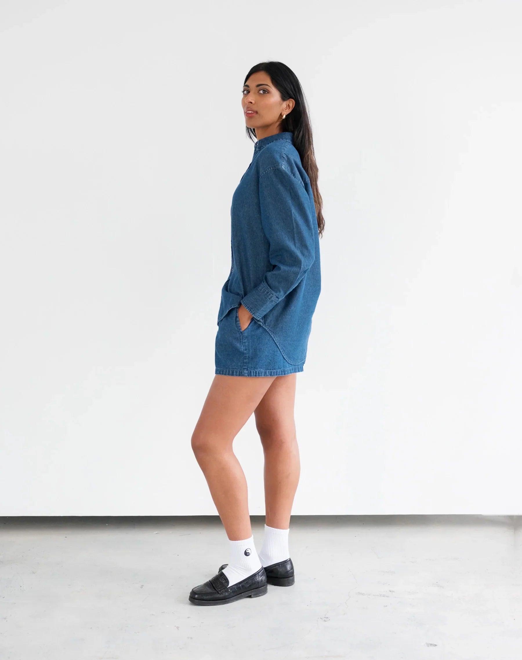 Denim Boxer Short