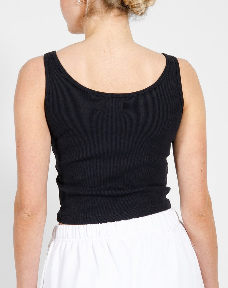 Ribbed Fitted Tank Top