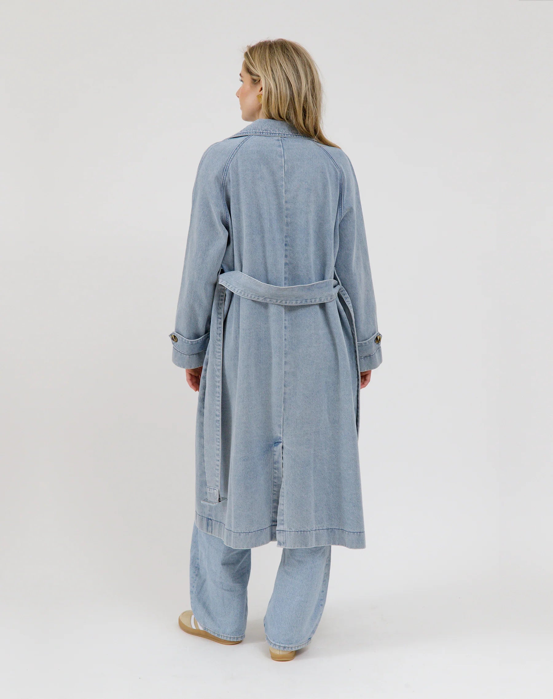 Caitlin Denim Trench