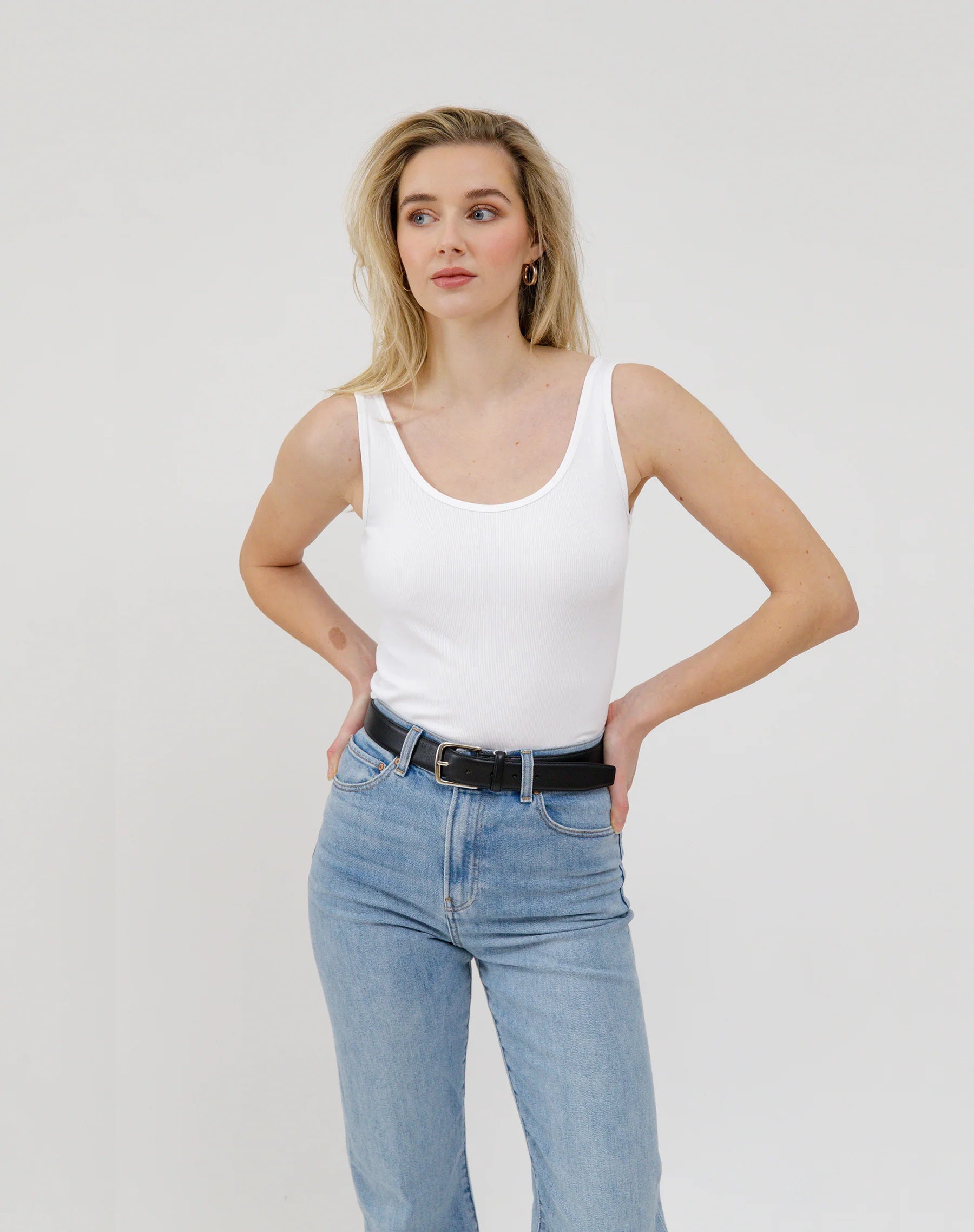 Ribbed Fitted Tank Top