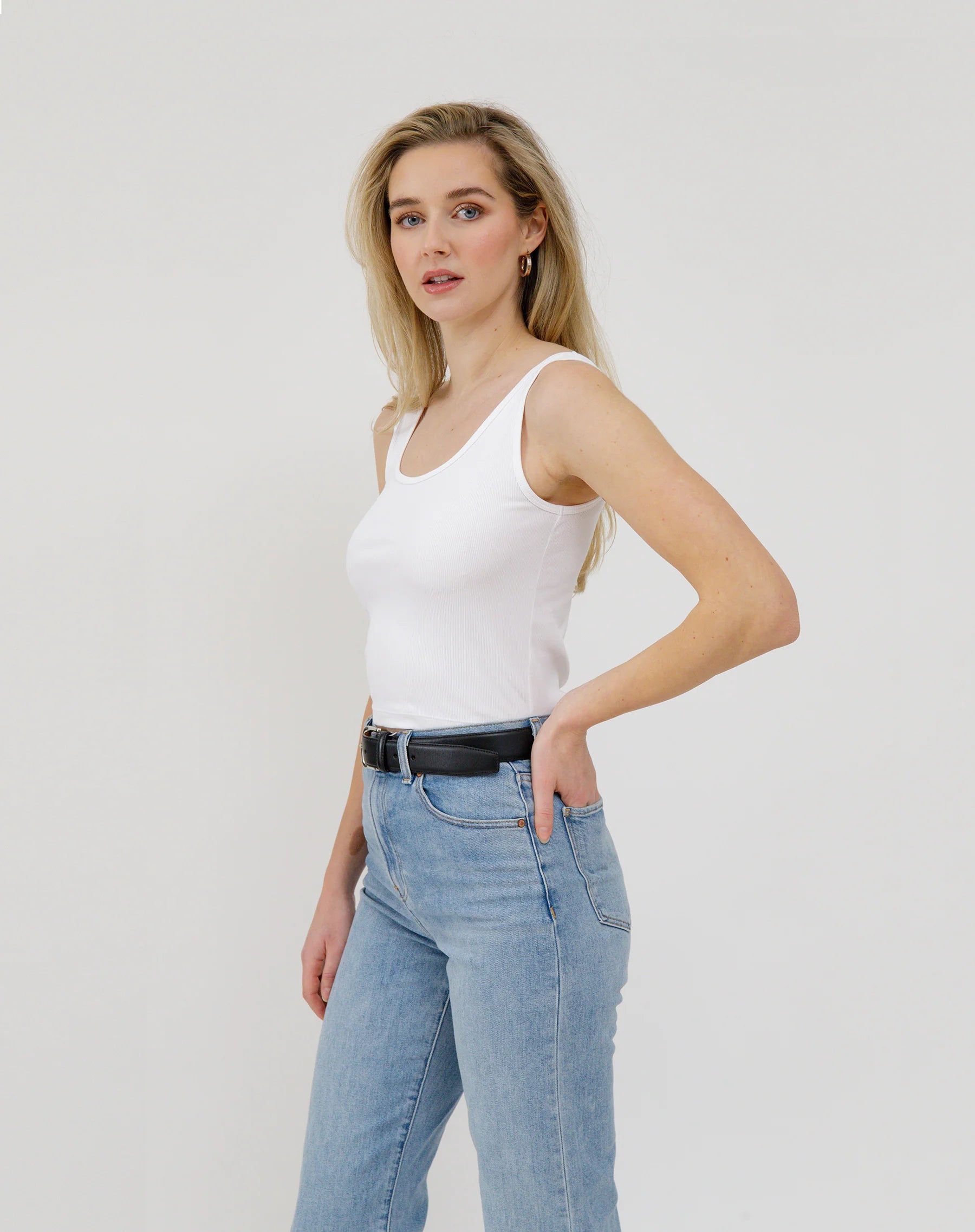 Ribbed Fitted Tank Top