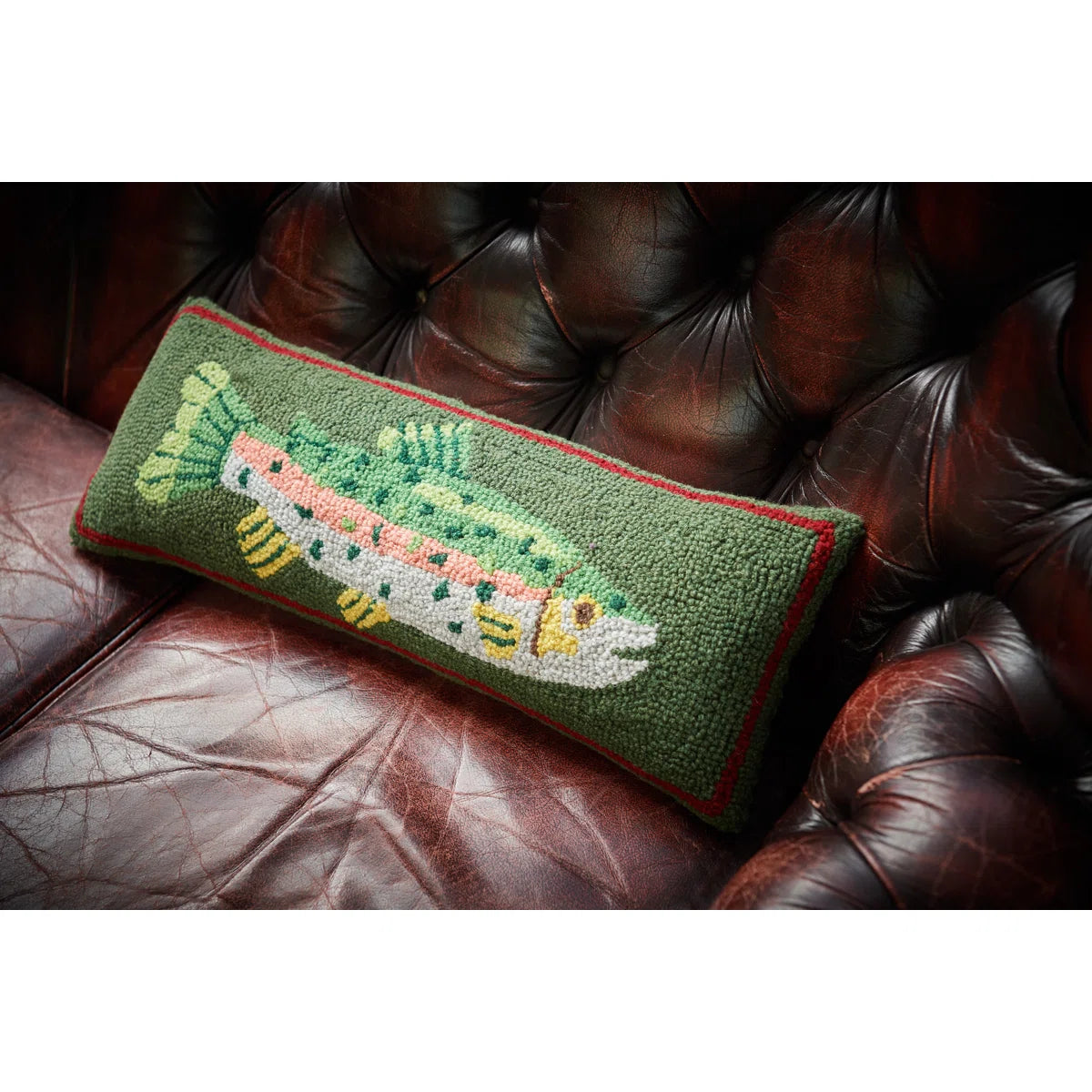 Camp Wandawega Trout Hook Pillow