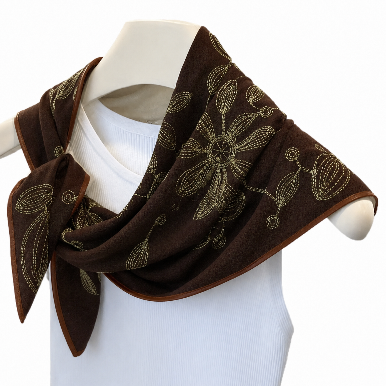 Retro Embroidered Scarves