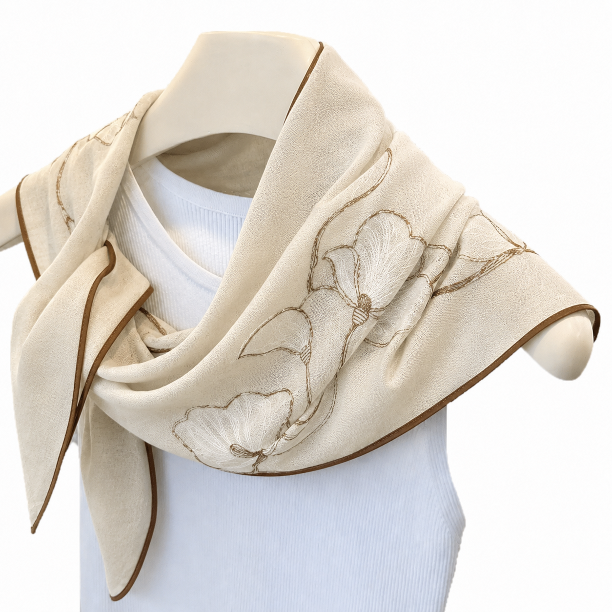 Retro Embroidered Scarves