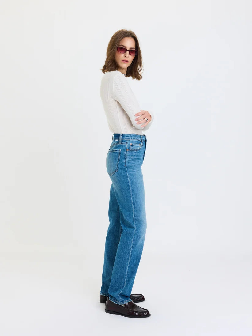 Sundaze High Rise Vintage Straight Jean
