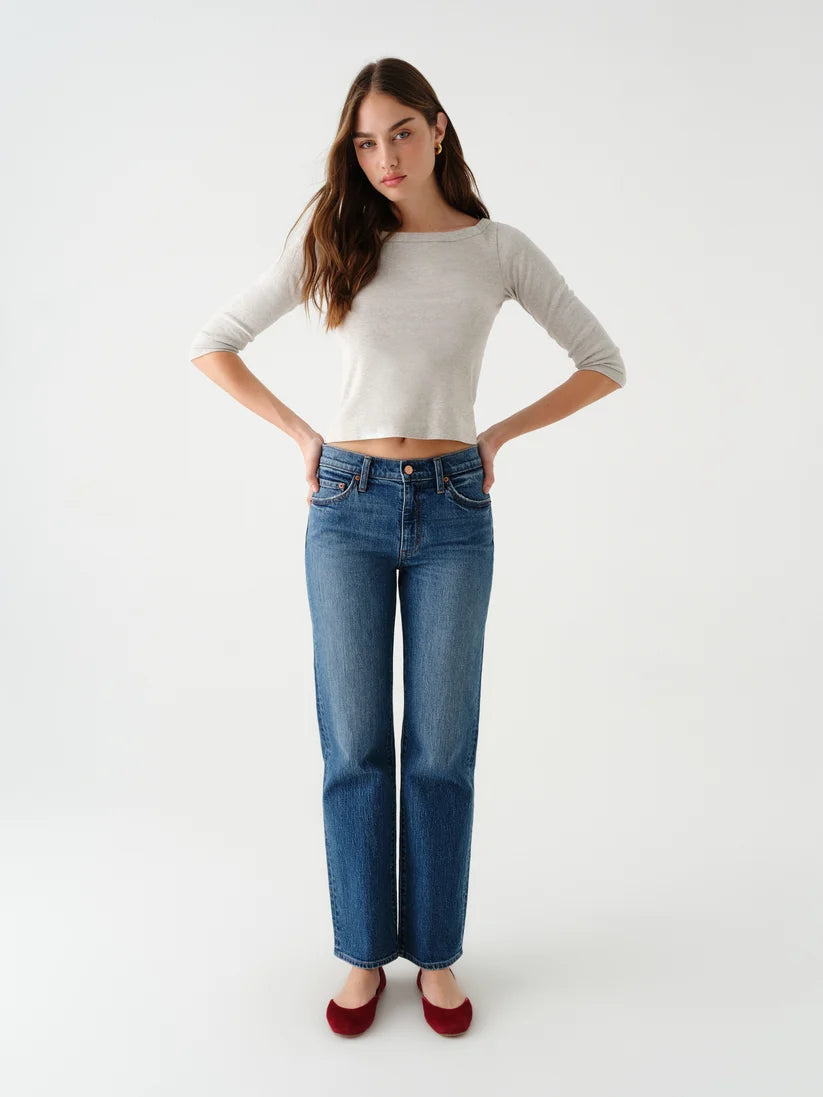 Rebel Mid Rise Slim Straight