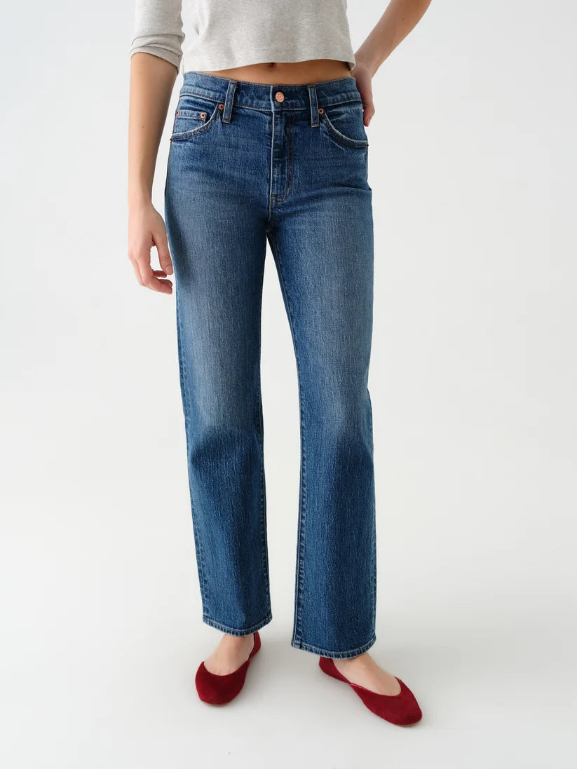 Rebel Mid Rise Slim Straight