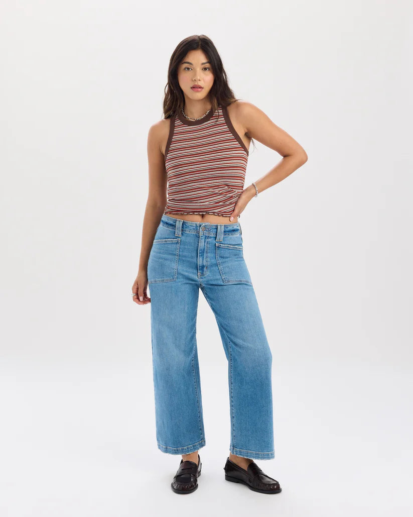 Valley Girl - High Rise Wide Ankle
