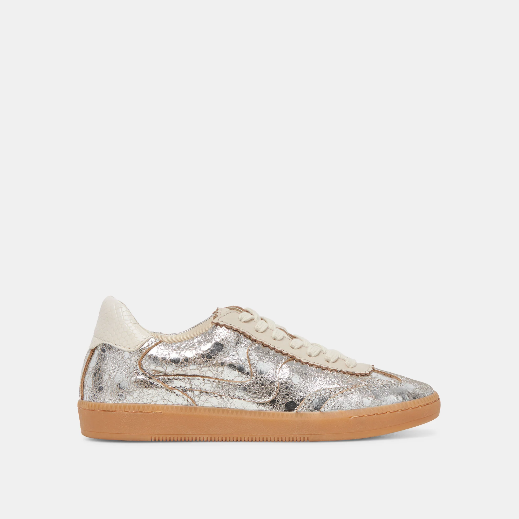 Notice Stitch Sneaker - Silver