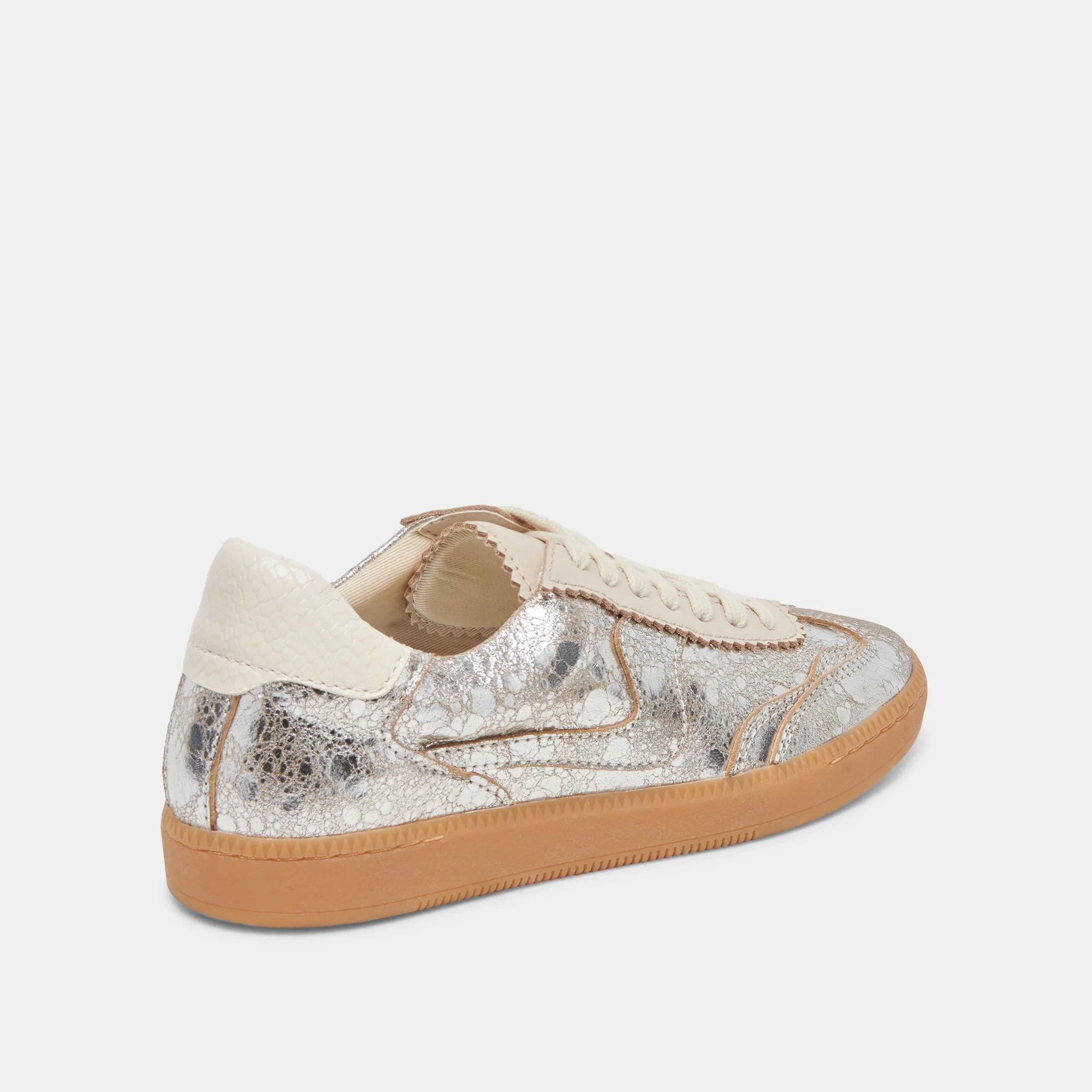 Notice Stitch Sneaker - Silver