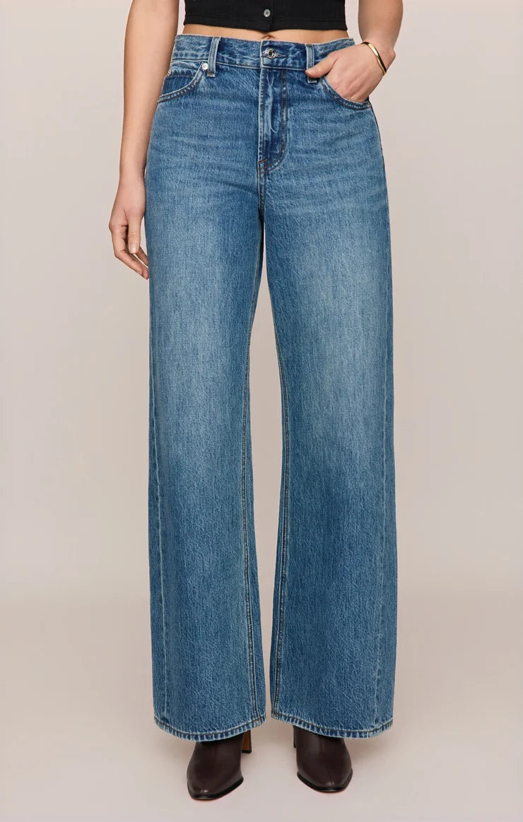 the Head Turner High Rise Wide Jean