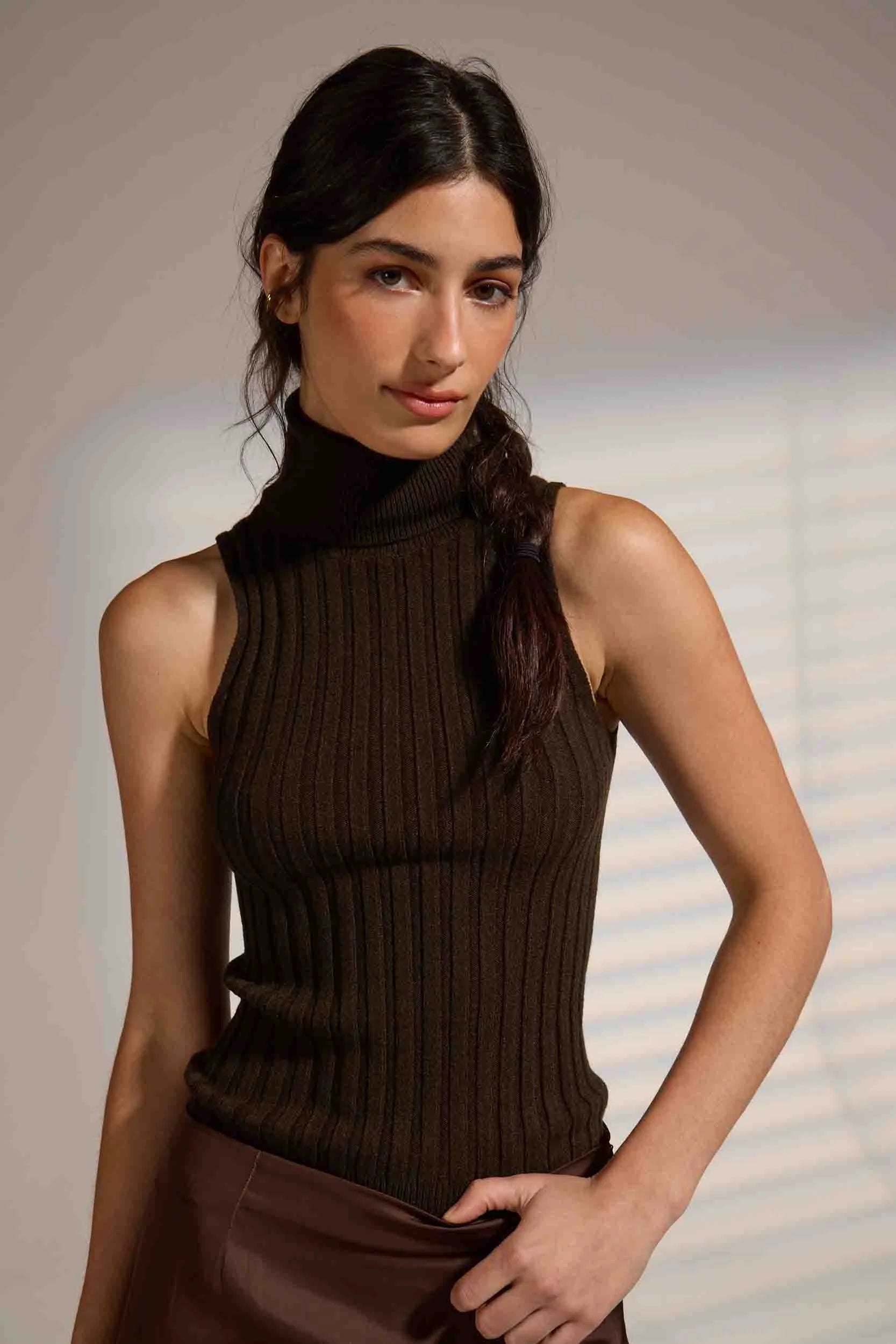 Ben Turtleneck Knit Top